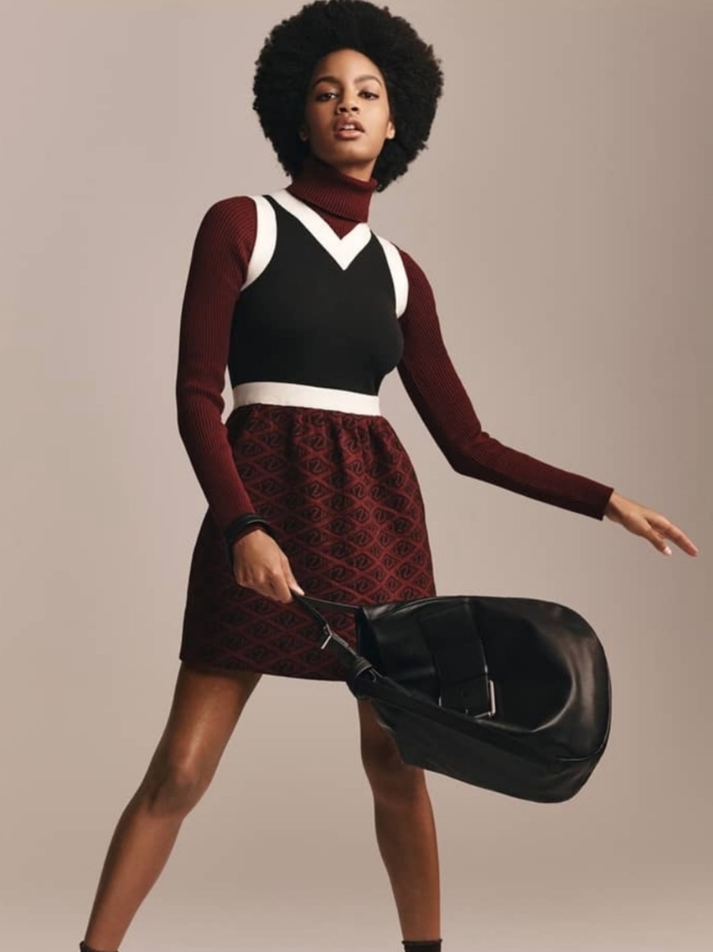 Tommy Hilfiger x Zendaya Women's Vintage Vibes Sweater Dress - Picture 3 of 6